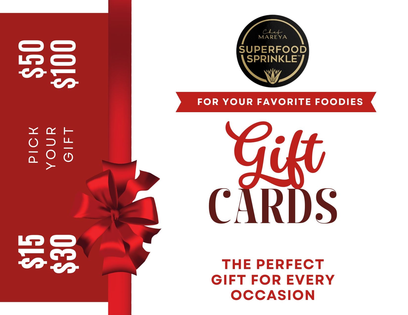 Superfood Sprinkle Gift Card